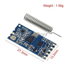 433Mhz HC-12 SI4463 Wireless Serial Port Module 1000m Replace Bluetooth