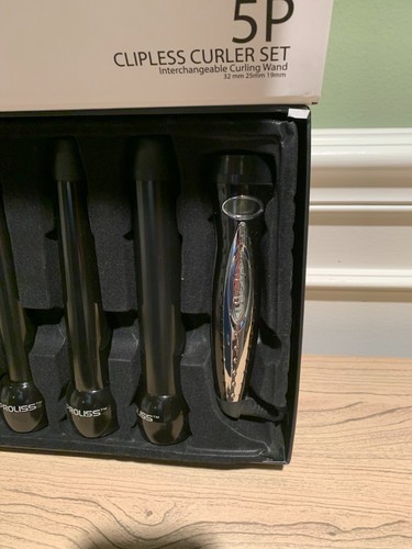 Proliss Diamond 5P Curling Iron Wand 5-Piece interchangeable Digital Twister Set - Picture 8 of 10