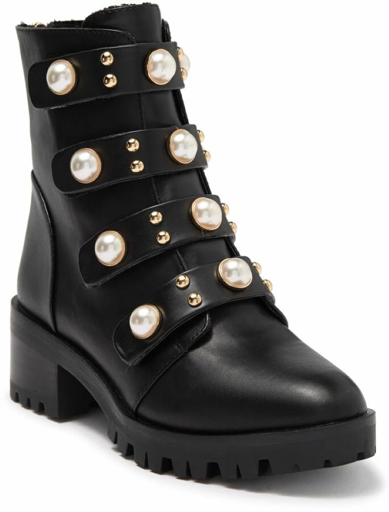 Karl lagerfeld pearl boots sale