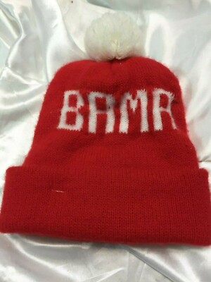 Vintage Red and White BAMA Knit Beanie ALABAMA CRIMSON TIDE NCAA NEW ERA RED & WHITE KNIT BEANIE  main image 3