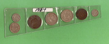 #C27. AUSTRALIAN PREDECIMAL COINS FOR 1927, HALFPENNY to FLORINS