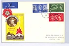 Gulf OMAN 1957 ILLUSTRATED FDC Boy Scouts *MUSCAT* CDS GB Overprint Set WY207