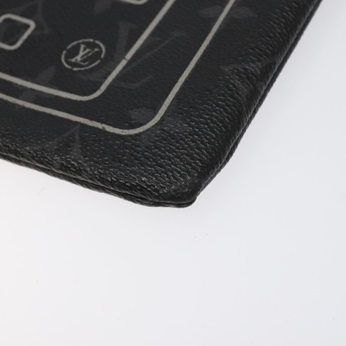 LOUIS VUITTON Monogram Eclipse Fragment iPhone Case M64449 LV Auth 113202 - 第 7/20 張圖片