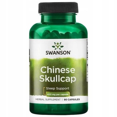 SWANSON, CHINESE SKULLCAP 400mg Schlafunterstützung 90 Kapseln SUPER PREIS