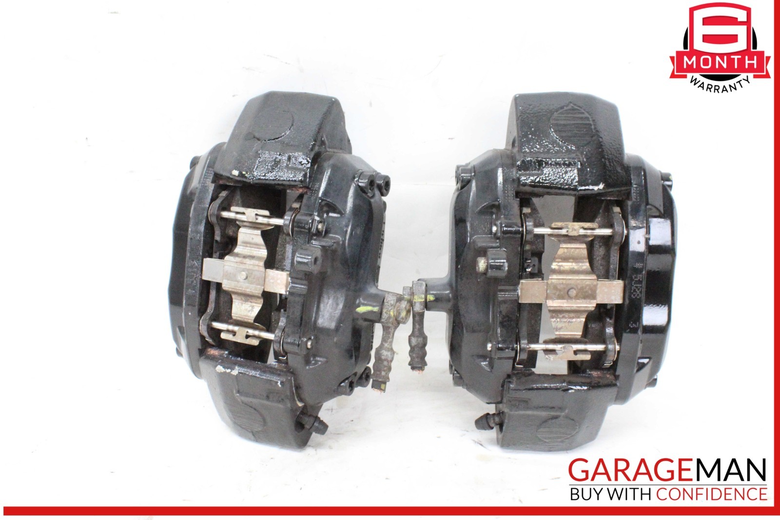 04-17 Maserati Quattroporte Front Left & Right Brake Caliper Calipers Set OEM