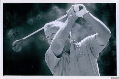1983 Arnold Palmer In Final Round Of Quail Hollow Seniors Event Sports Photo 7x9