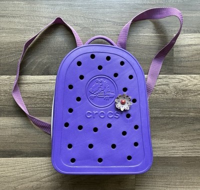 croc mini verity backpack Brighton Flat Front in Cerise Alligator STALVEY Official US Site while the front pocket keeps smaller essentials organized Crocs Backpack Zipper Kids Mini
