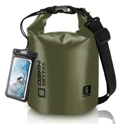 OSAH DRYPAK Dry Bag Rucksack 5L Olivgrün
