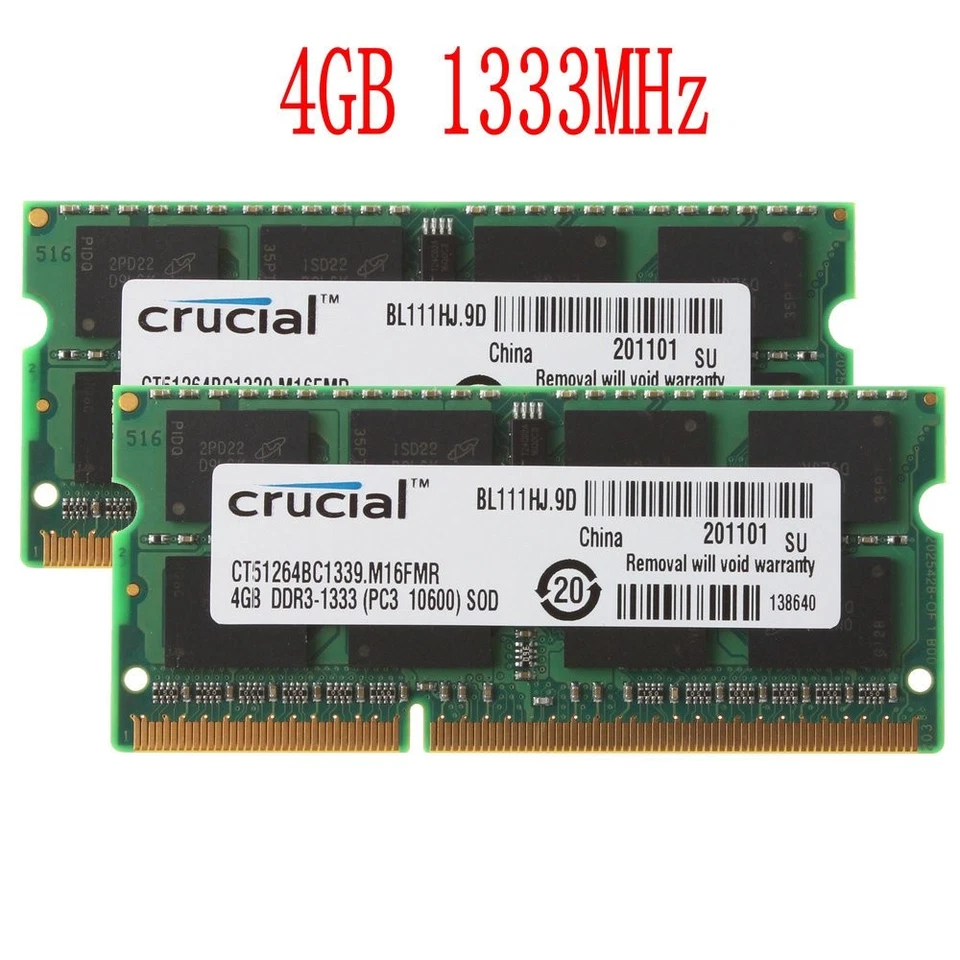 8GB KIT 2x 4GB For Dell Inspiron N5010 N5030 N5110 N7110 Q15R Q17R Laptop Memory - Image 2 of 4