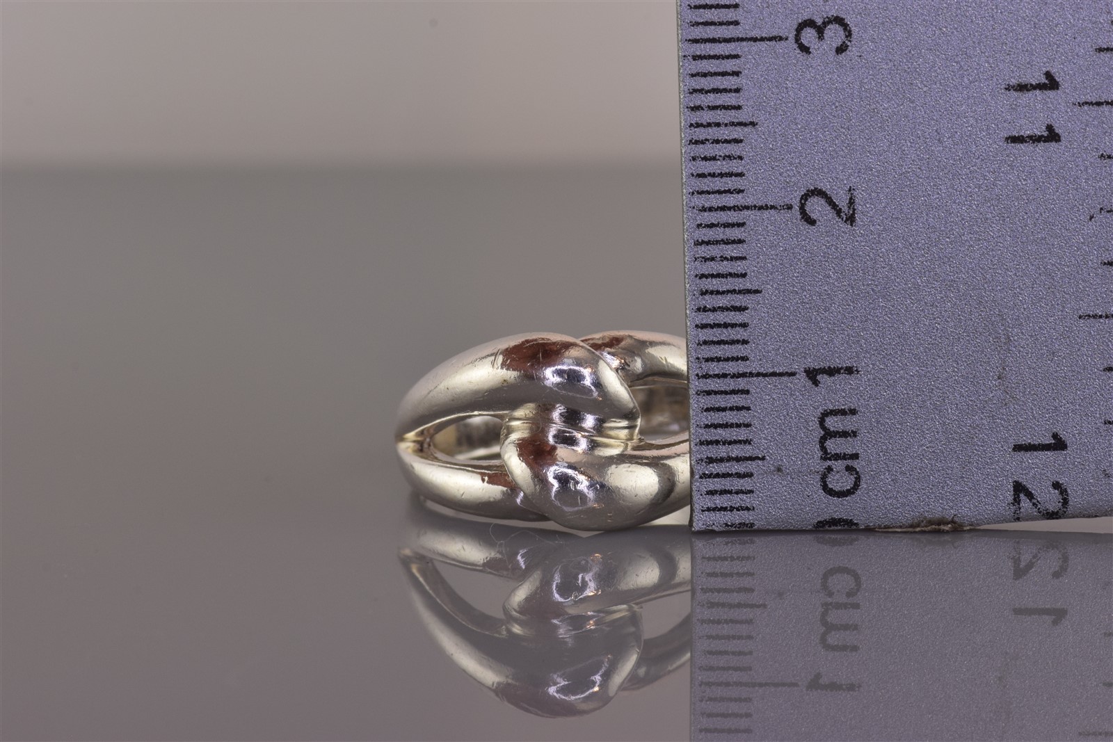 Sterling Silver Interlocking Puffy Loop Crossover… - image 8