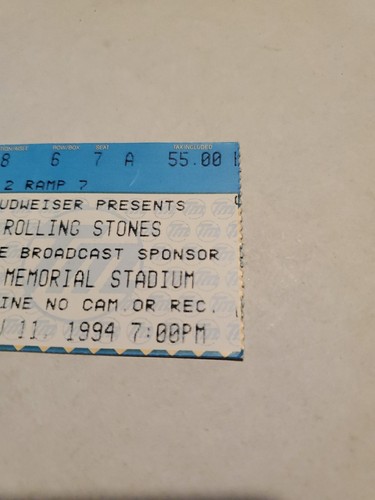 1994 Rolling Stones Voodoo Lounge Tour Ticket Stub BUNDLE WAR Memorial 11/11/94 - Picture 5 of 24