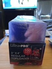 Ultra Pro Top Loaders 3" x 4" 100ct & 100 Penny Sleeves Bundle