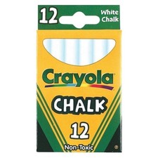 Crayola 12Ct White Chalk