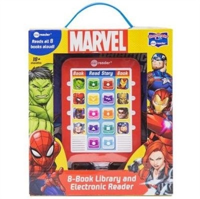 Marvel Me Reader 8Book Library and Electronic Reader Sound Book Set by Pi Kids