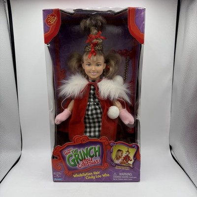 Vintage 2000 Playmates Dr Seuss The Grinch Whobilation Hair Cindy Lou Who Doll