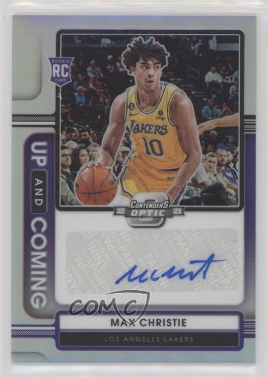 2022 Panini Contenders Optic Up and Coming /125 Max Christie #UCA-MAX Auto 1n4f