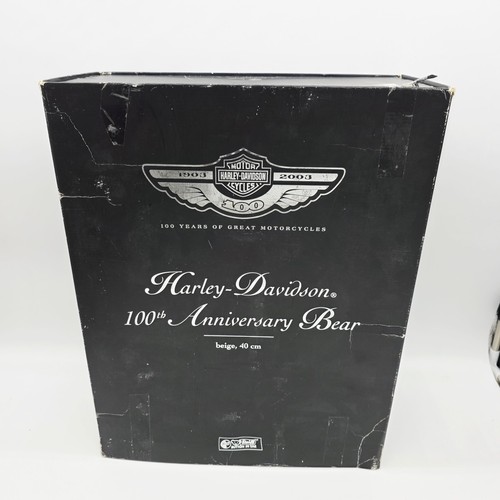 Steiff 666476 Orsacchiotto Harley Davidson edizione limitata 5000 dal 2002 40 cm - Foto 12 di 15