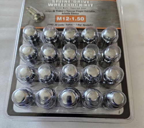 DORMAN 711-355 SPLINE DRIVE WHEEL LOCK KIT LUG NUTS M12 - 1.50 Sealed - Picture 3 of 9