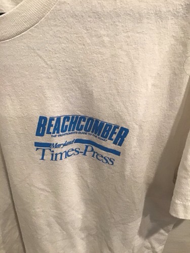 Vintage 1990 Ocean City Maryland Springfest XL Shirt Beachcomber Screen Stars - Picture 2 of 5