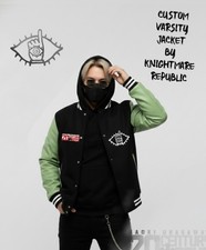 Tomodachi varsity jacket men | Anime Cotton W...