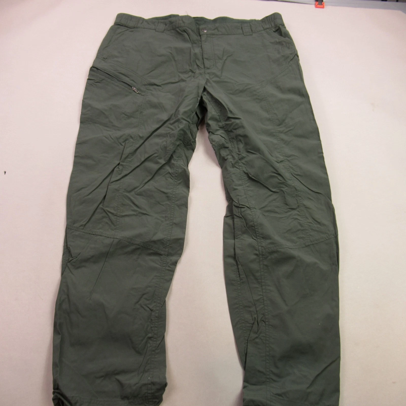 Columbia Pants Mens 40 Cargo Hiking Straight Fit Green Casual Insect Blocker