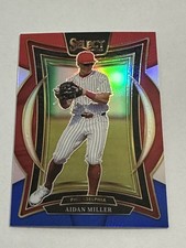 2025 Panini Select - Red & Blue Prizm - Aidan Miller 7/399