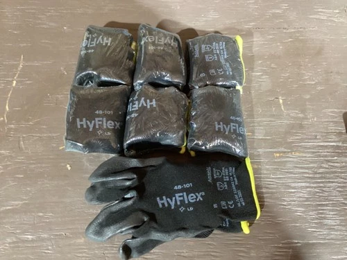 Ansell HyFlex Cut Resistant Gloves ANSI 3 ABR Size 8 (Medium) 6 Pair NEW