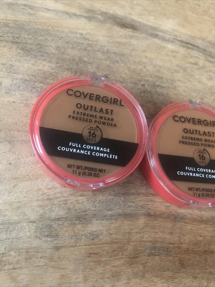 (2) COVERGIRL Outlast Extreme Wear Pressed Powder, 870 Toasted Almond - Image 4 of 4
