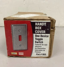 Raco 865 Pre-Galvanized Steel 1-Gang Handy Box Cover 4 x2 in. (Pack of 25)