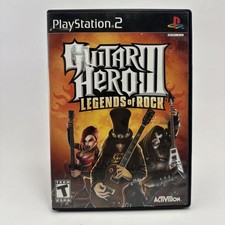 Guitar Hero lll 3: Legends of Rock (Playstation 2 PS2, 2007) Complete Manual CIB