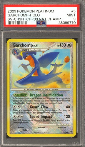 Garchomp graded PSA 9 for sale on eBay