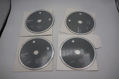 Apple iBook G4 Mac OS 10.3 Install DVD's 2Z691-455-A and os 4.1 Airport Extreme