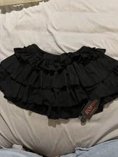 Romwe Women’s Black Small Skirt Brand New with Tags Never Worn Elastic Waist S