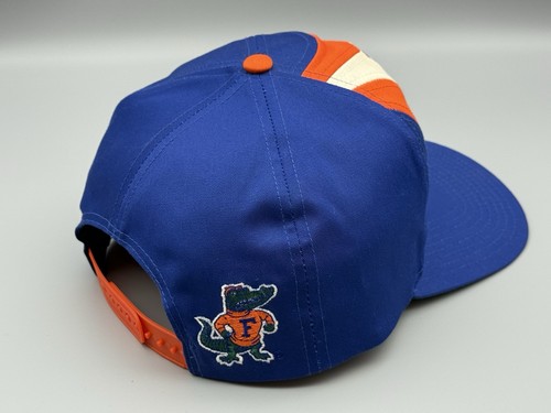 De Colección Florida Gators Años 90 Gemelos Empresarial Remolino Rayas Snapback Gorra Sombrero - Imagen 4 de 12
