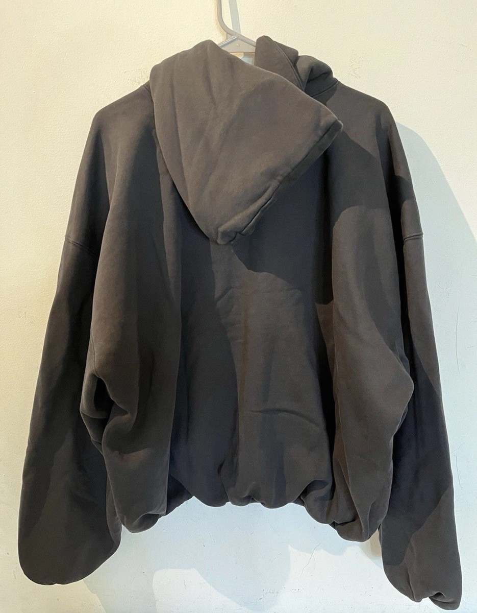 トップス yzy balenciaga logo hoodie Yeezy YZY x GAP Engineered By Balenciaga Logo Hoodie Black