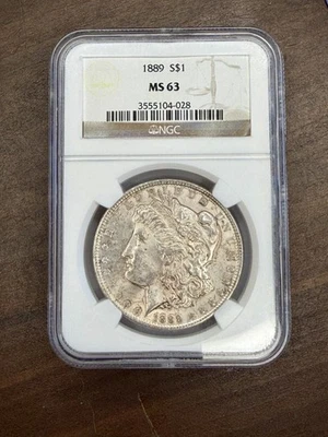 MS 63 Graded 1889 Year Morgan US Dollars (1878-1921) for sale | eBay