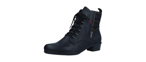 Rieker Damen Stiefelette schwarz/schwarz-gold (Schwarz) Y0700-01