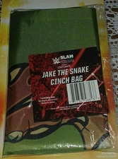 WWE Slam Crate Jake "The Snake" Roberts Cinch Bag - 2018 - New/Sealed