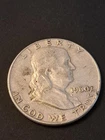 1960-P Franklin Half Dollar Coin