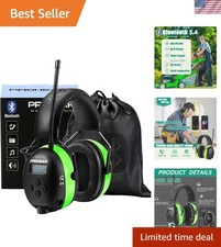 Rechargeable Hearing Protection Earmuffs with HiFi Sound Long Battery Life
