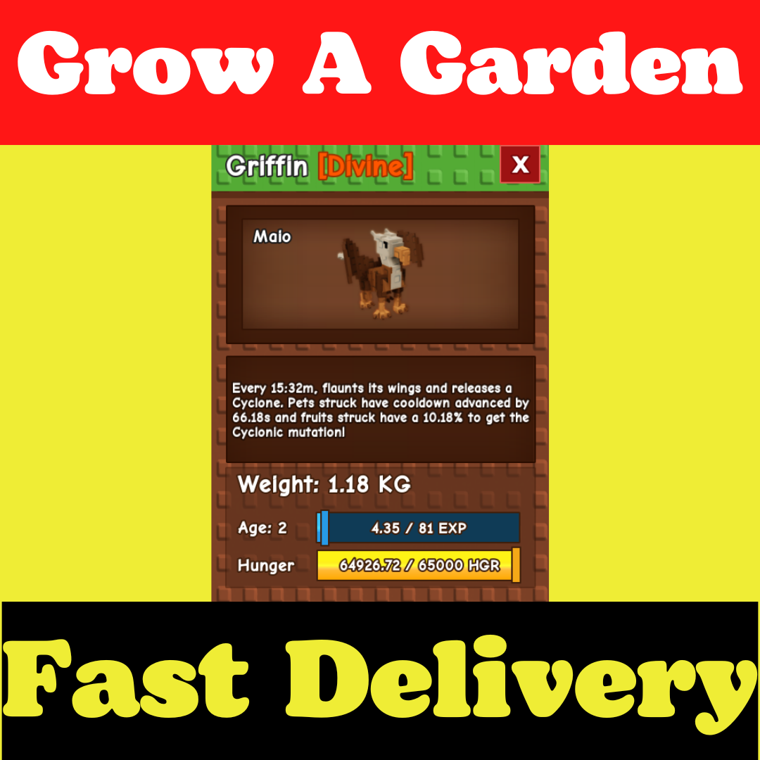 Grow A Garden Roblox Game Code | In-Game Divine Pets, Sheckles & Items (Fast Delivery)