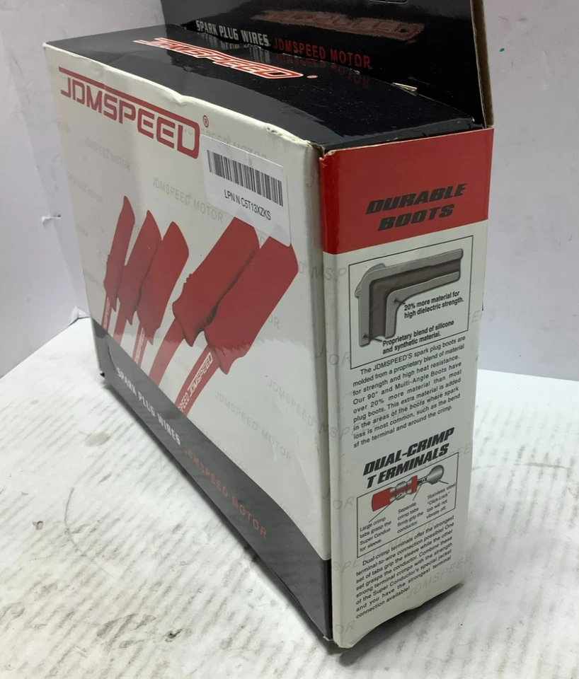 JDMSPEED 10.5mm Spark Plug Wires Red GM LT1 LT4 5.7L High Performance Ignition - Image 3 of 4