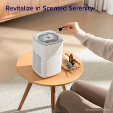 Air Purifier for Home Bedroom, AHAM VERIFIDE, Fresheners Filter Small Room Cl...