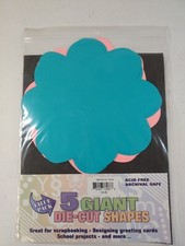 FLOWERS large die cuts scrapbook cards Pack o...