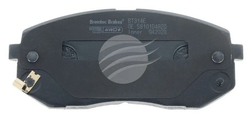 Bremtec GCT Refer Bendix General CT Brake Pad Set Front DB2174 GCT - Picture 3 of 8