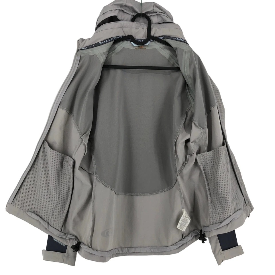 Abrigo impermeable con capucha para mujer SALOMON talla M Foto 3 de 4