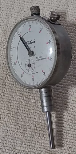 Teclock AI-921 Machinist Dial Plunge Gauge .001-1.0 Tool Used Condition