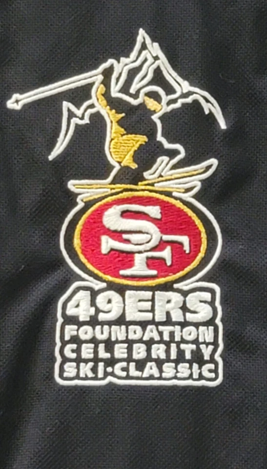 Marker San Francisco 49ers Ski Classic Nylon Black Vest 2002 Olympics Size M - Image 3 of 4