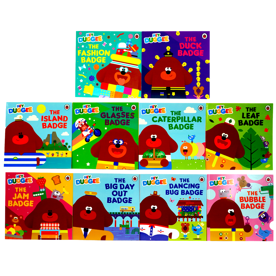 Hey Deggee Duggees Brilliant 10 Books Stories Collection Set The Duck Badge