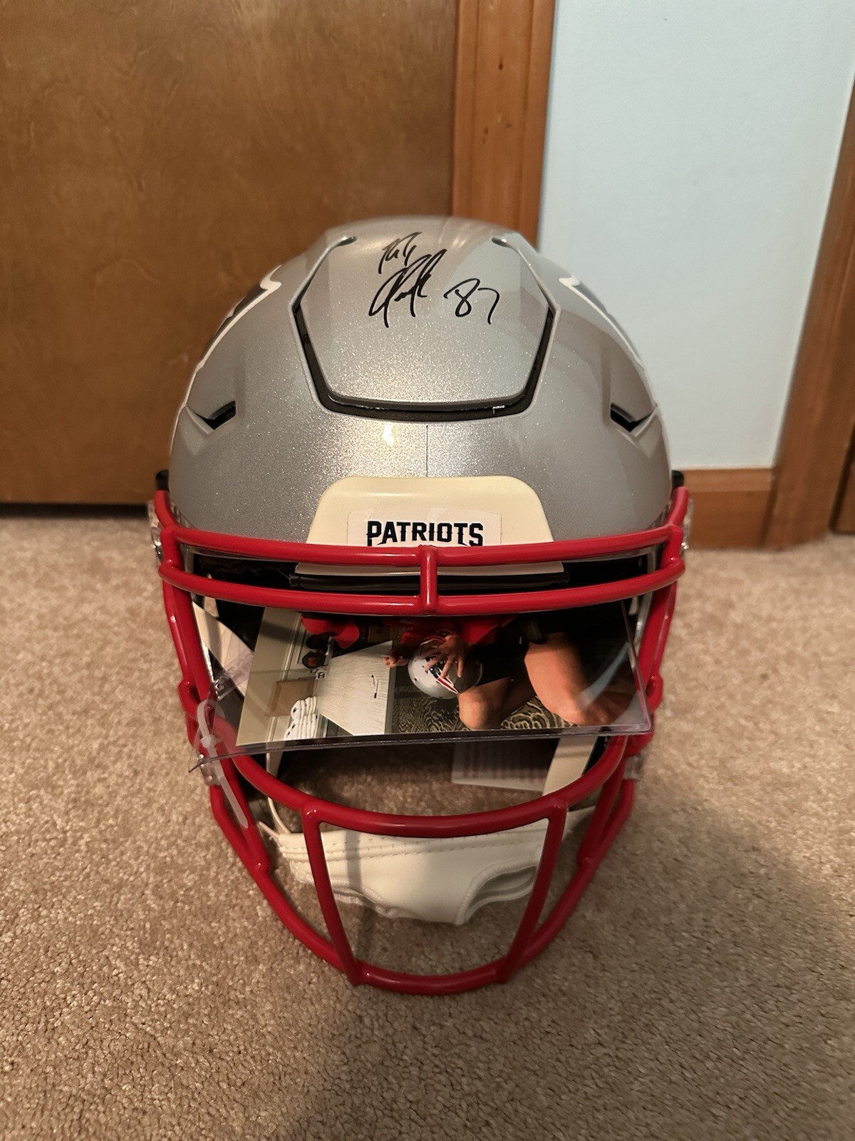 Rob Gronkowski Autographed Signed New England Patriots / Speed Flex Radtke COA 